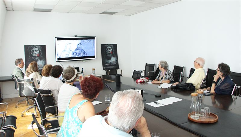 Proyección del tráiler en la Academia de Cine