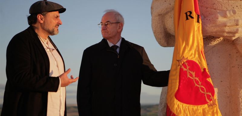 El director junto al JEMAD, Teodoro López Calderón