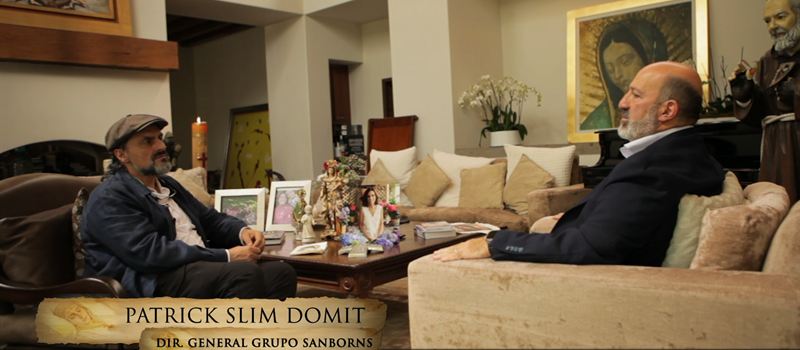 El director con Patrick Slim Domit